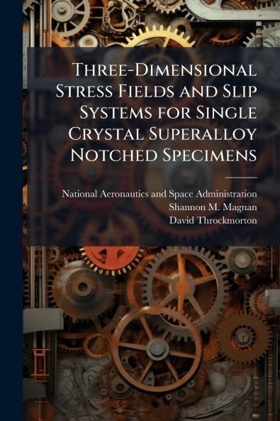 Three-Dimensional Stress Fields and Slip Systems for Single Crystal Superalloy Notched Specimens