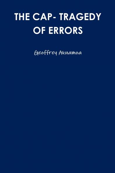 THE CAP- TRAGEDY OF ERRORS