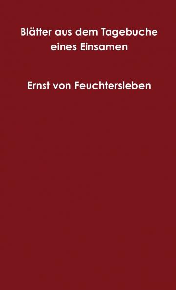 Blätter aus dem Tagebuche eines Einsamen