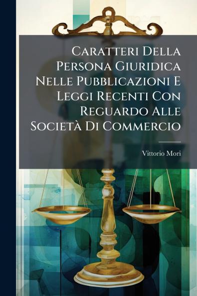 Caratteri Della Persona Giuridica Nelle Pubblicazioni E Leggi Recenti Con Reguardo Alle Società Di Commercio
