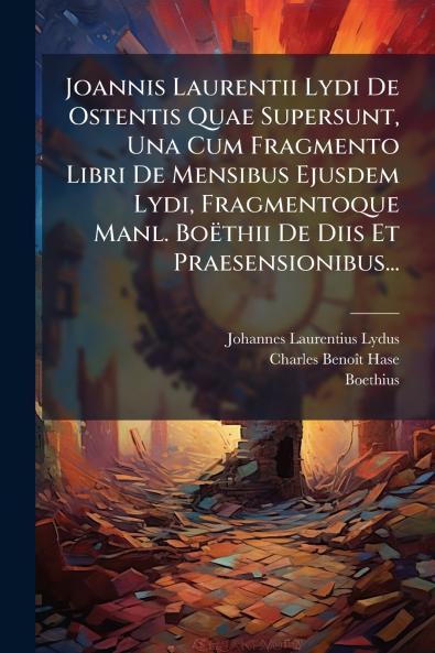 Joannis Laurentii Lydi De Ostentis Quae Supersunt Una Cum Fragmento Libri De Mensibus Ejusdem Lydi Fragmentoque Manl. Boëthii De Diis Et Praesensionibus...