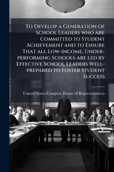 To Develop a Generation of School Leaders who are Committed to Student Achievement and to Ensure That all Low-income Under-performing Schools are led by Effective School Leaders Well-prepared to Foster Student Success