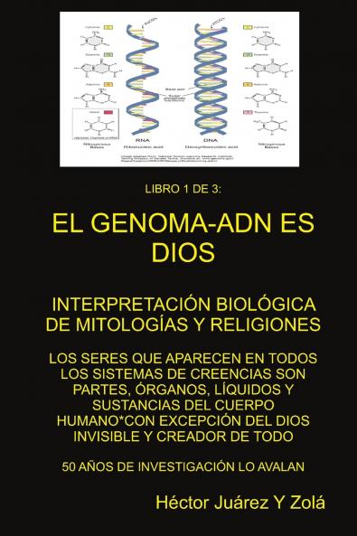 EL GENOMA-ADN ES DIOS Libro 1 de 3