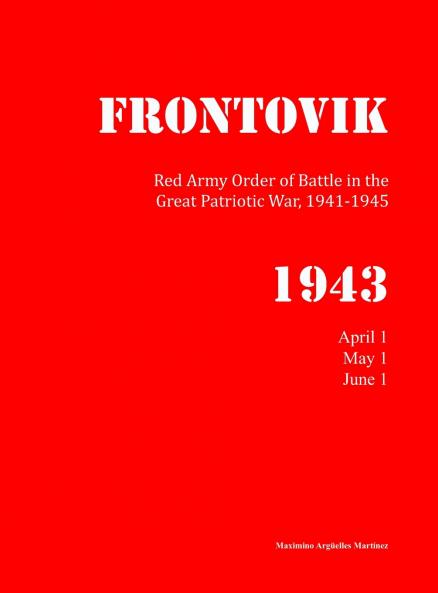 Red Army Order of Battle in WWII April to June 1943