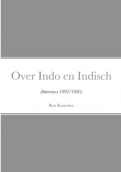 Over Indo en Indisch