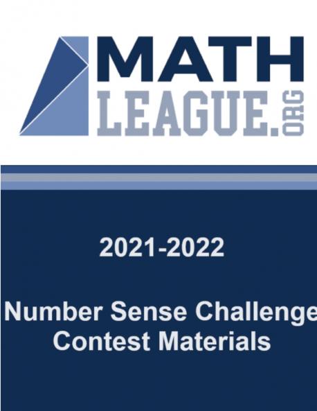 2021-2022 Number Sense Challenge Contest Materials