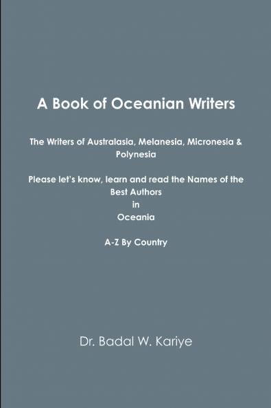 A Book of Oceanian Writers