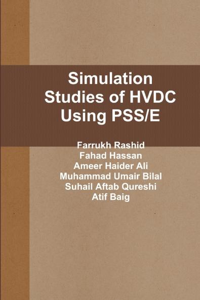 Simulation Studies of HVDC Using PSS/E