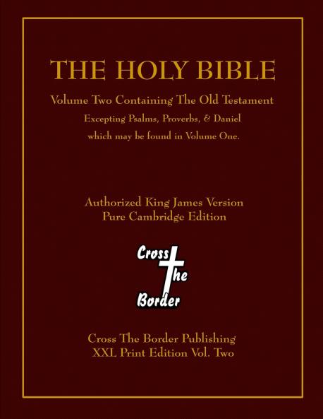The Holy Bible XXL Print Vol. Two