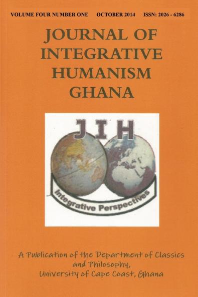 JOURNAL OF INTEGRATIVE HUMANISM GHANA