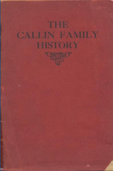 Callin Family History - 1911