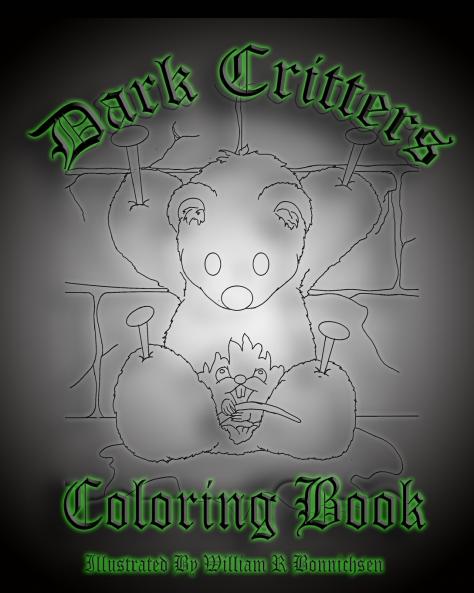 Dark Critters Coloring Book