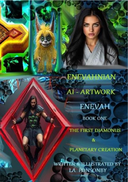 ENEVAHNIAN ARTWORK - AI  ENEVAH - BOOK ONE - THE FIRST DIAMONUS & PLANETARY CREATION