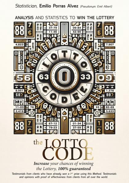 The Lotto Code Analysis and Statistics to Win the Lottery Increase your Chances of Winning the Lottery 100% Guaranteed Testimonials from Clients who have already Won a 1st Prize Using this Method.