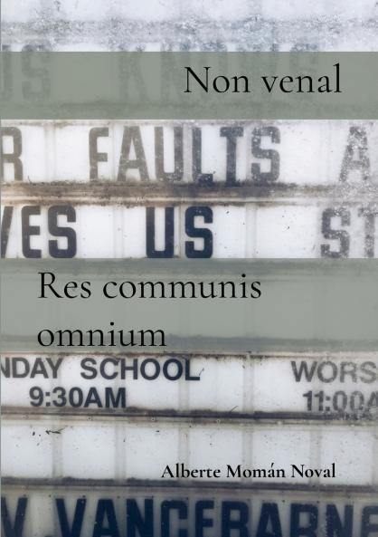 Non venal / Res communis omnium
