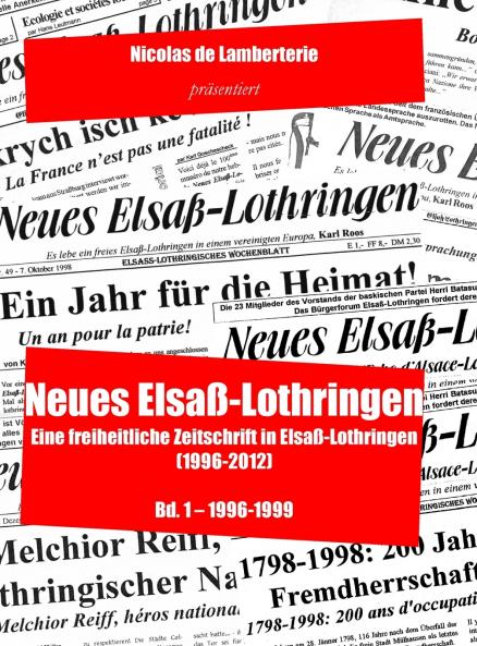 Neues Elsaß-Lothringen - Bd. 1