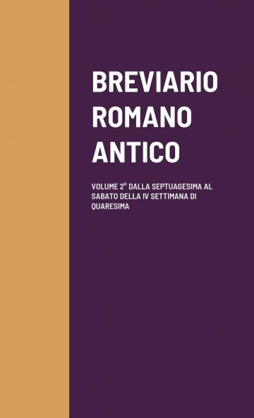 BREVIARIO ROMANO ANTICO