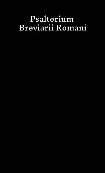 Psalterium Breviarii Romani