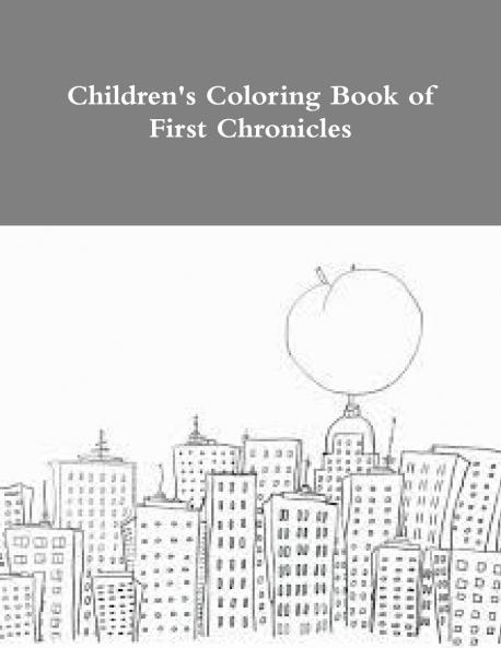 Children's Coloring Book of First Chronicles