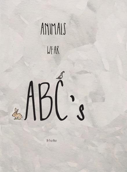 Animals Wear ABC's