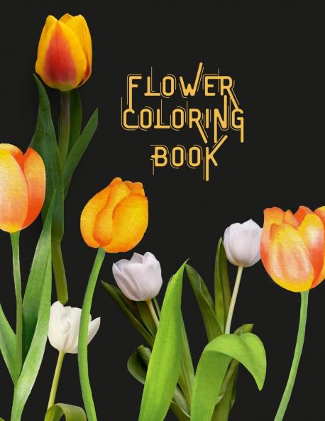 FLOWER COLORING BOOK