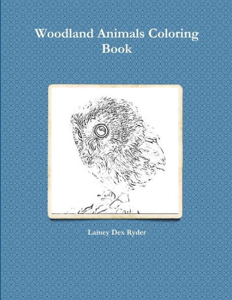Woodland Animals Coloring Book
