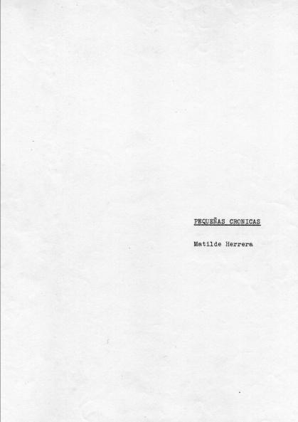 Peque?as Cr?nicas