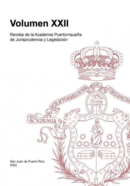 Revista de la Academia Puertorriqueña de Jurisprudencia y Legislación