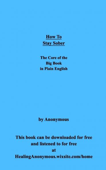 How To Stay Sober