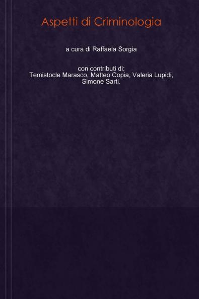 Aspetti di Criminologia