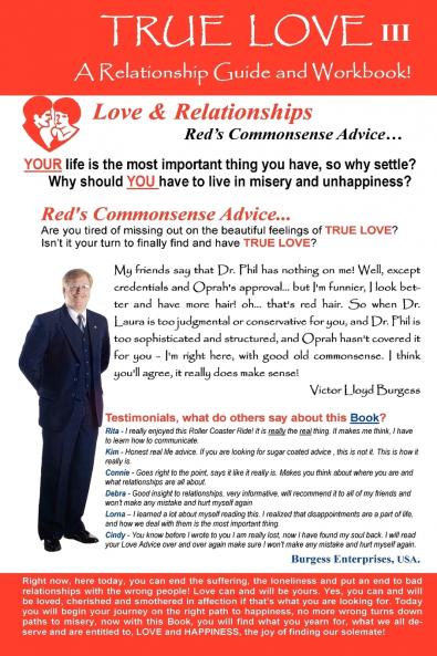 TRUE LOVE III   A Relationship Guide and Workbook!