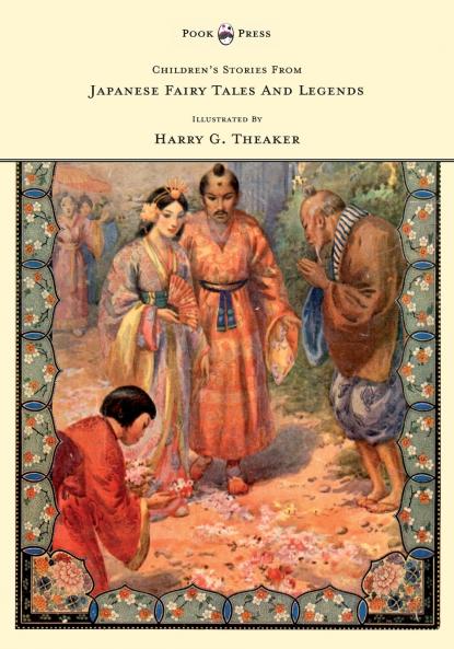 Children's Stories from Japanese Fairy Tales & Legends - Illustrated by Harry G. Theaker