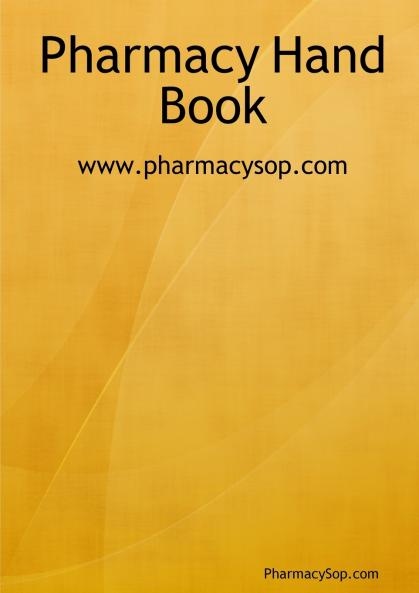 Pharmacy Hand Book