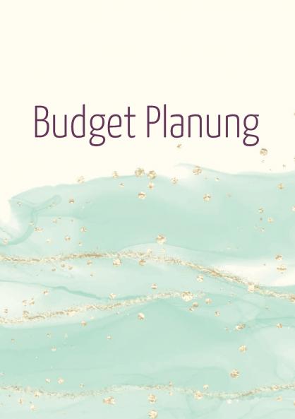 Budgetplanung