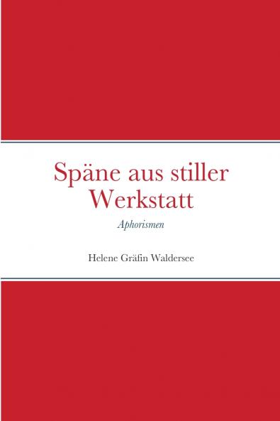 Späne aus stiller Werkstatt