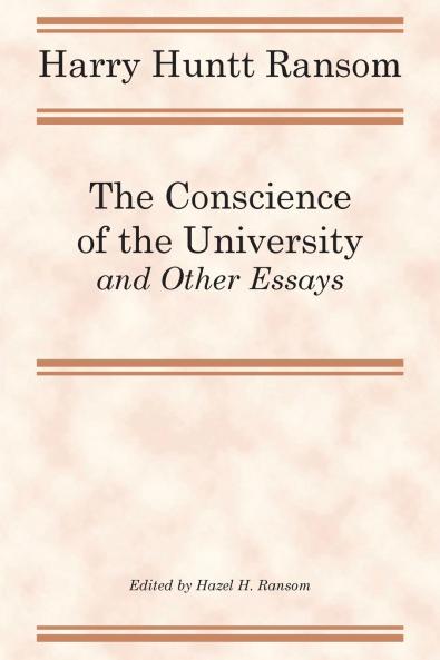 The Conscience of the University and Other Essays