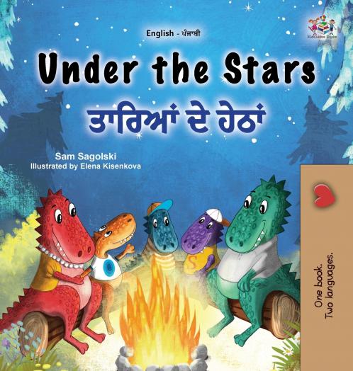 Under the Stars (English Punjabi Gurmukhi Bilingual Kids Book)