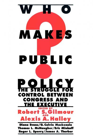 Who Makes Public Policy?