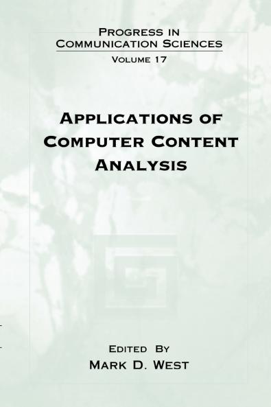 Applications of Computer Content Analysis