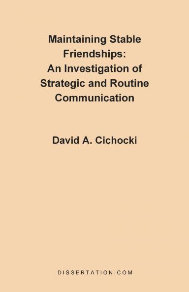 Maintaining Stable Friendships