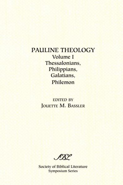 Pauline Theology Volume I
