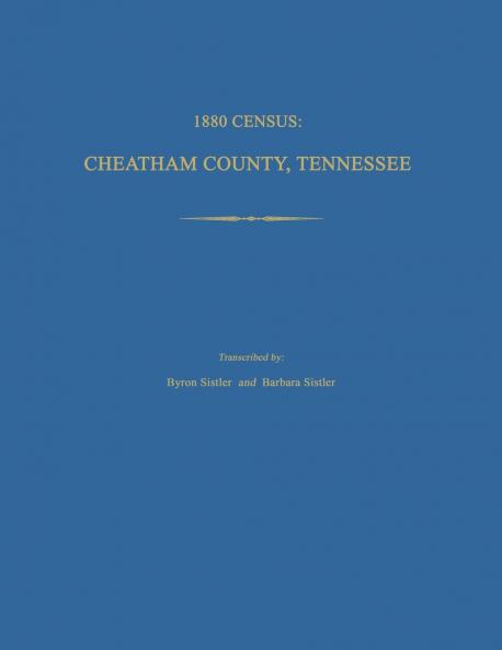 1880 Census Cheatham County Tennessee