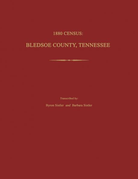 1880 Census Bledsoe County Tennessee