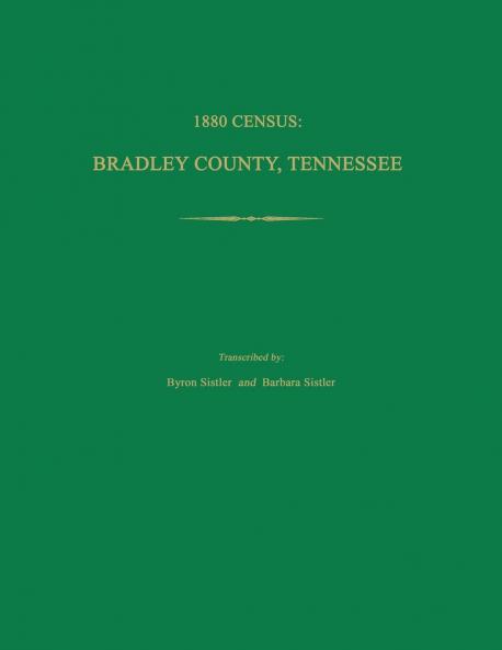 1880 Census Bradley County Tennessee