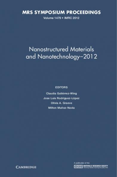 Nanostructured Materials and Nanotechnology-2012