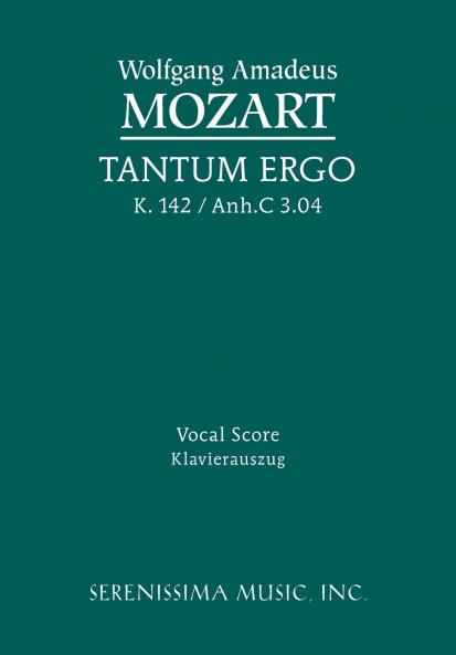 Tantum ergo K.142 / Anh.C 3.04
