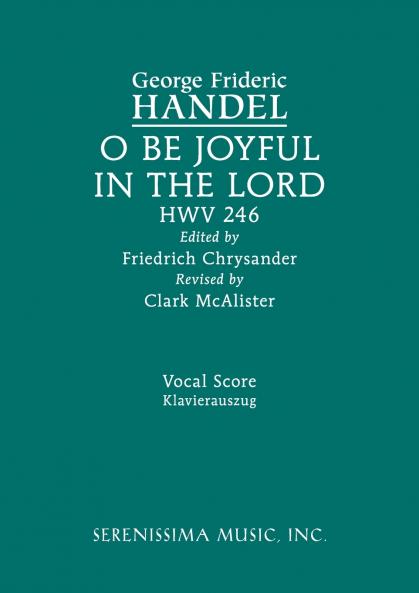 O be joyful in the Lord HWV 246