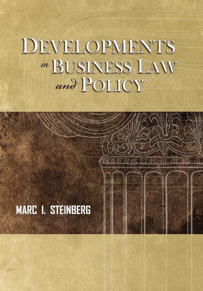 Developments in Business Law and Policy