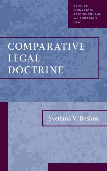 Comparative Legal Doctrine