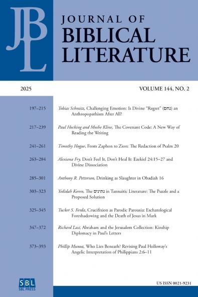 Journal of Biblical Literature 144.2 (2025)